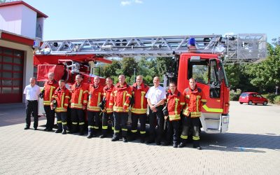 Drehleiterausbildung in Bad Bellingen